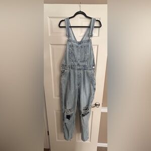 Light Blue Women Jeans Overalls